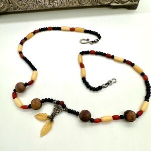 Vintage Tribal Bead Necklace